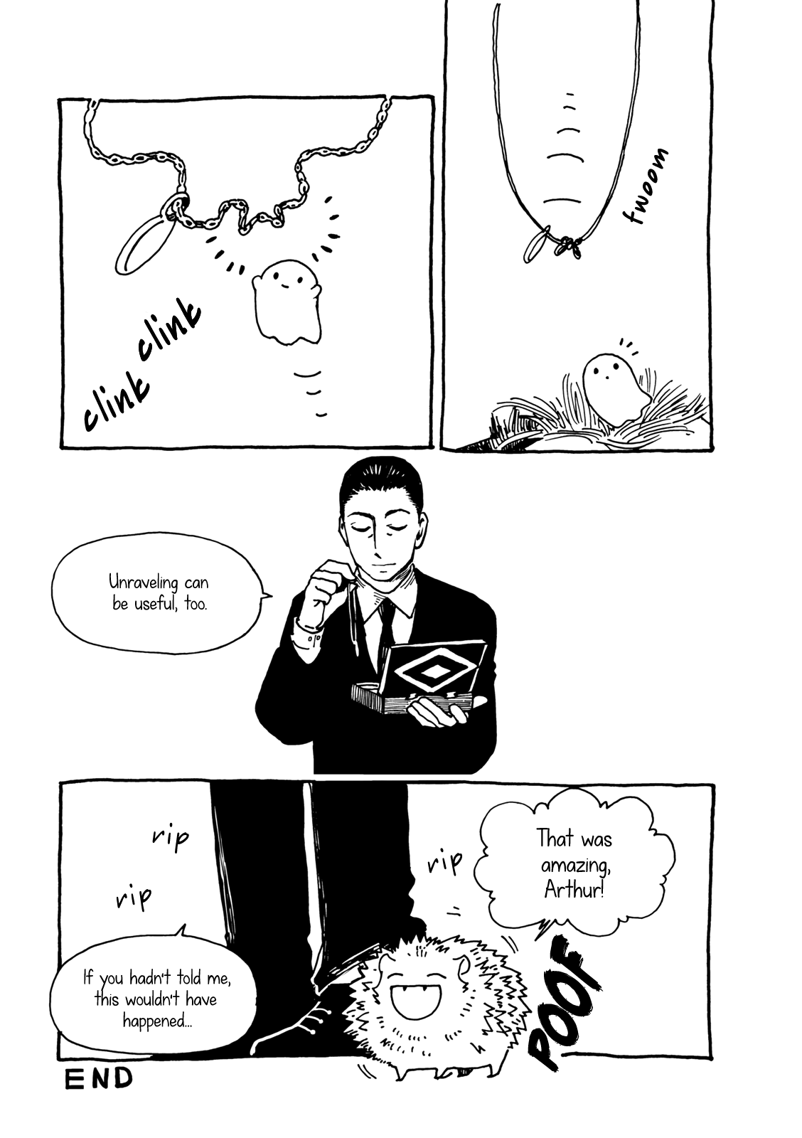 Hedgehog in the King's House Chapter 9.5 page 5 - Chapter 9.5: The Messy Ghost