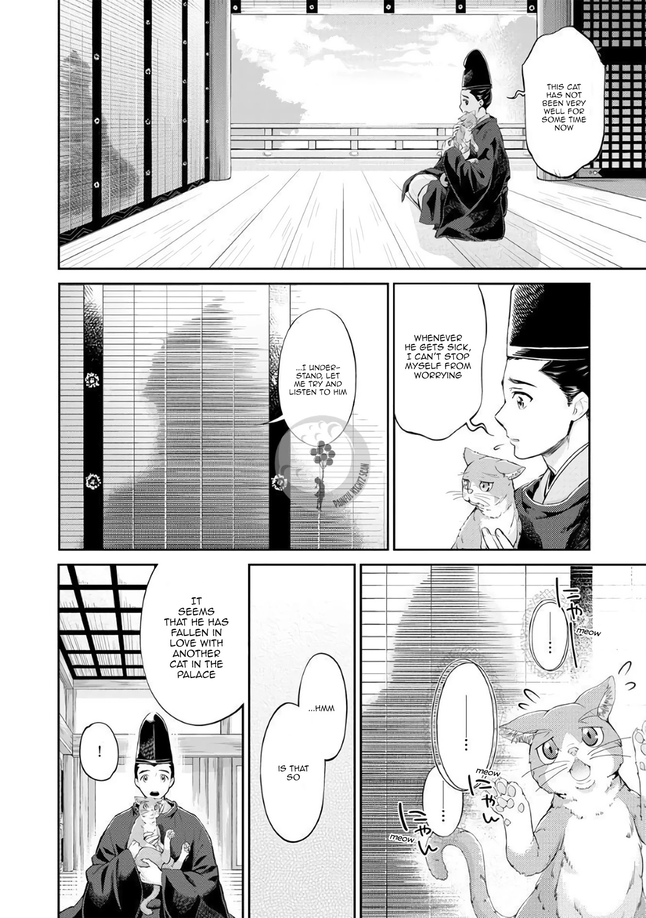 Heian Juukon Monogatari: Juujin Danna-sama wa Shojo Hanayome wo Amaku Torokasu Chapter 1 page 5 - Chapter 1