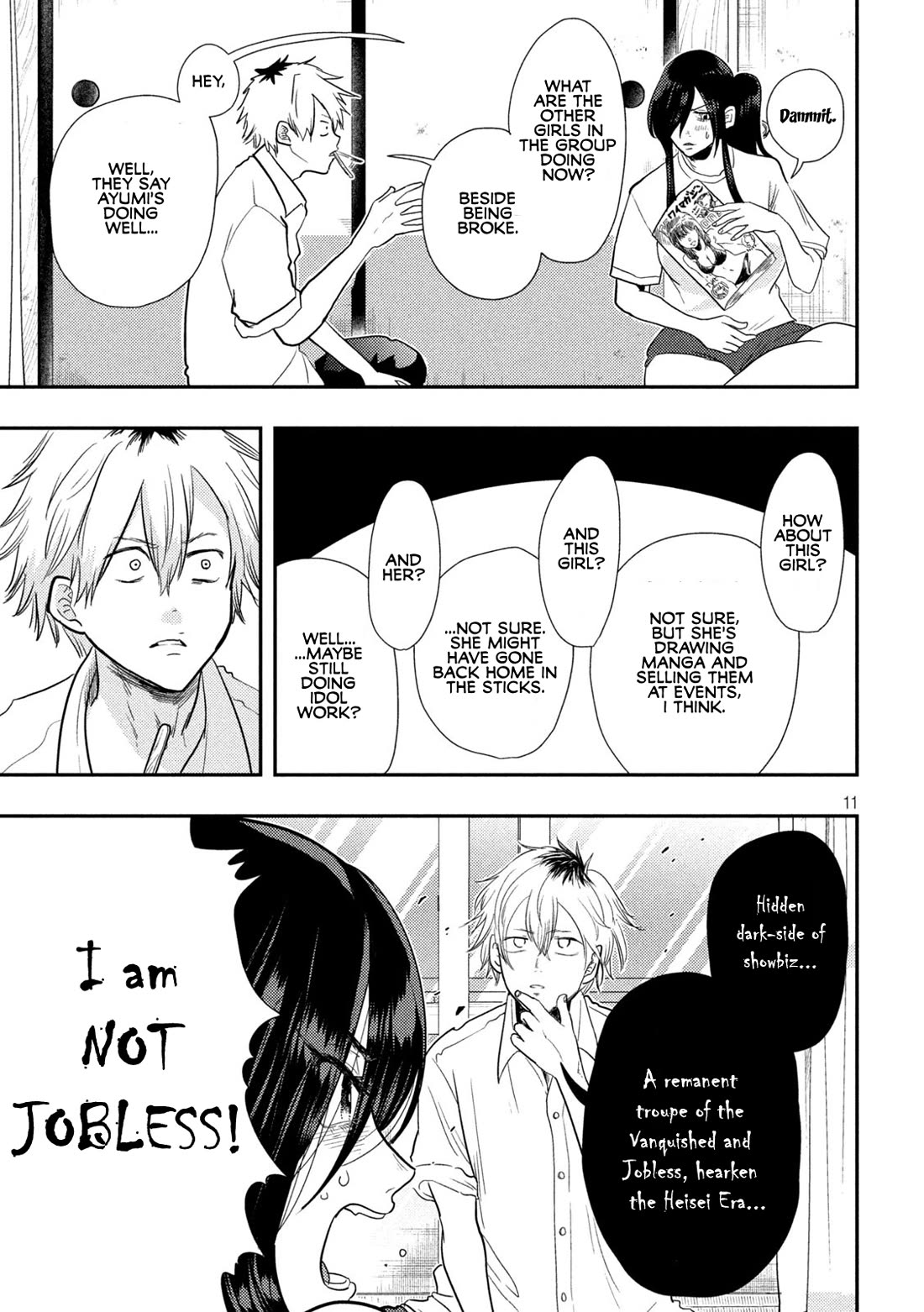 Heisei Remnant Soldier Sumire-chan Chapter 1 page 11 - Chapter 1: A Vanquished Woman from the Heisei Era