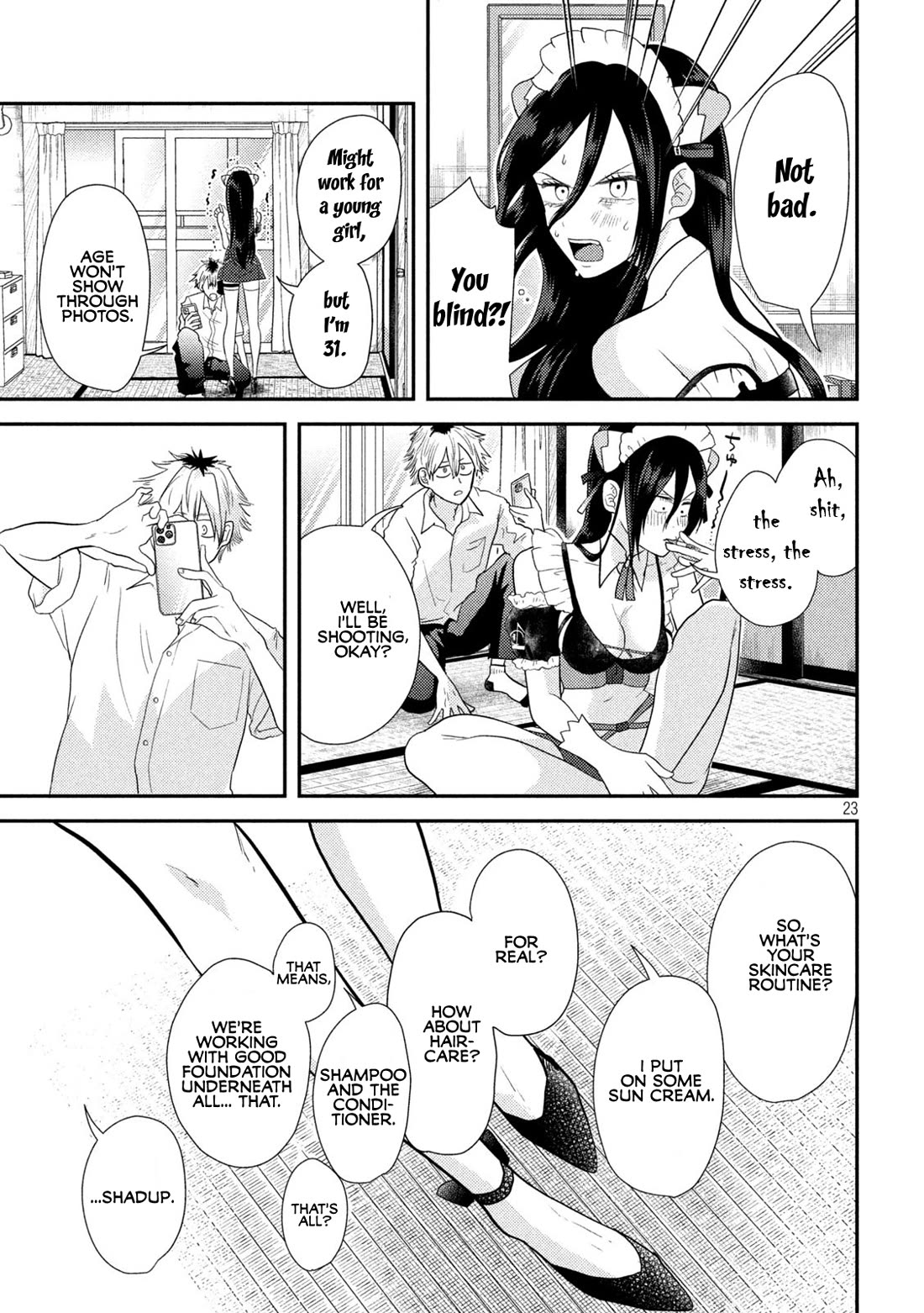 Heisei Remnant Soldier Sumire-chan Chapter 1 page 23 - Chapter 1: A Vanquished Woman from the Heisei Era