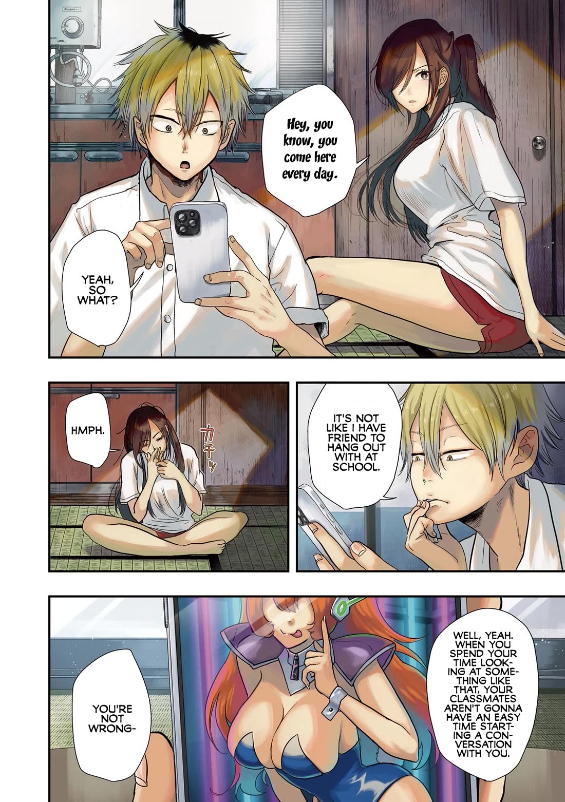 Heisei Remnant Soldier Sumire-chan Chapter 1 page 4 - Chapter 1: A Vanquished Woman from the Heisei Era