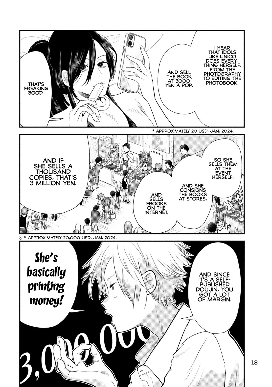 Heisei Remnant Soldier Sumire-chan Chapter 1 page 8 - Chapter 1: A Vanquished Woman from the Heisei Era