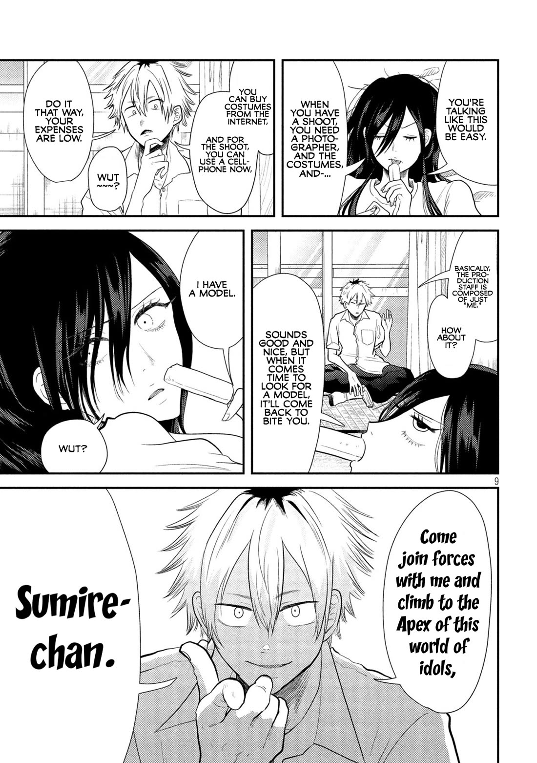 Heisei Remnant Soldier Sumire-chan Chapter 1 page 9 - Chapter 1: A Vanquished Woman from the Heisei Era