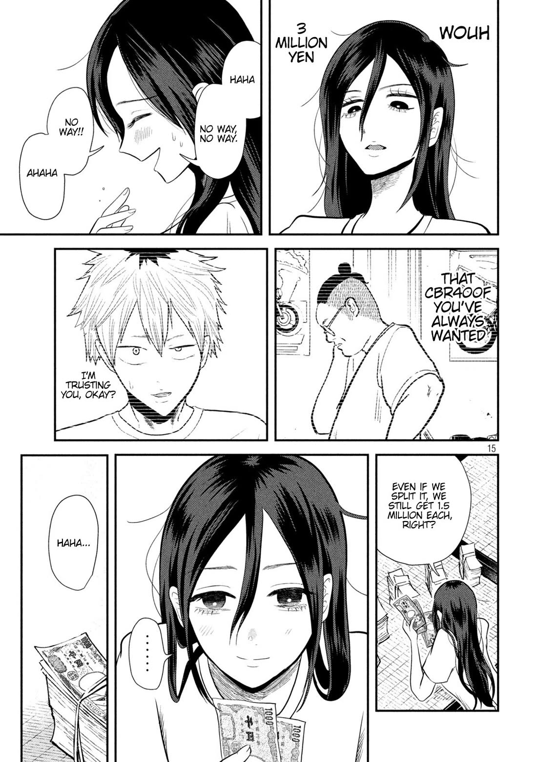 Heisei Remnant Soldier Sumire-chan Chapter 11 page 15 - Chapter 11: A Drifting Woman