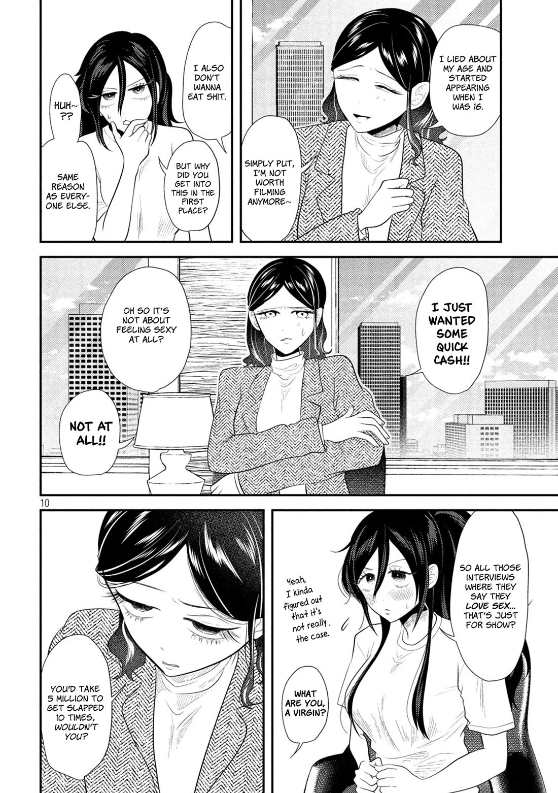 Heisei Remnant Soldier Sumire-chan Chapter 14 page 10 - Chapter 14: A Woman with no AV