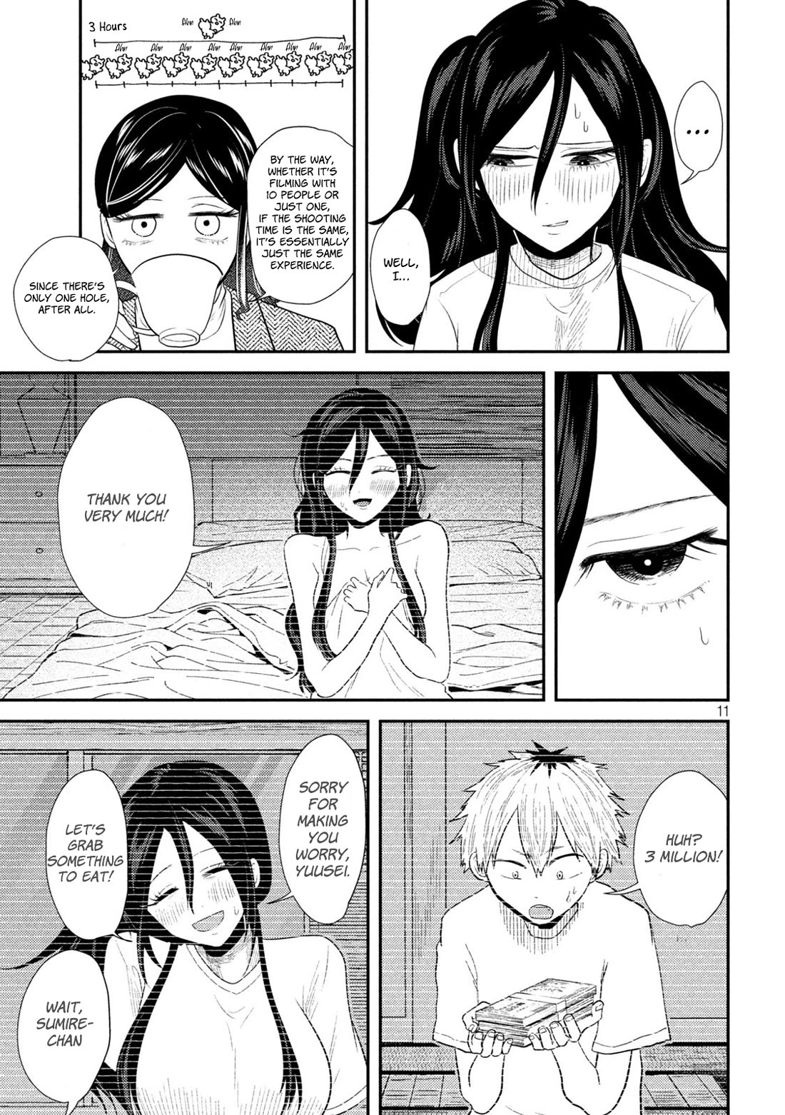 Heisei Remnant Soldier Sumire-chan Chapter 14 page 11 - Chapter 14: A Woman with no AV