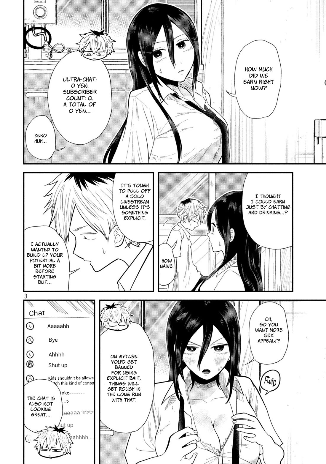 Heisei Remnant Soldier Sumire-chan Chapter 15 page 3 - Chapter 15: A Woman on “It’s only a massage but it’s starting to feel good, oh God! I’m shaking on my knees!”