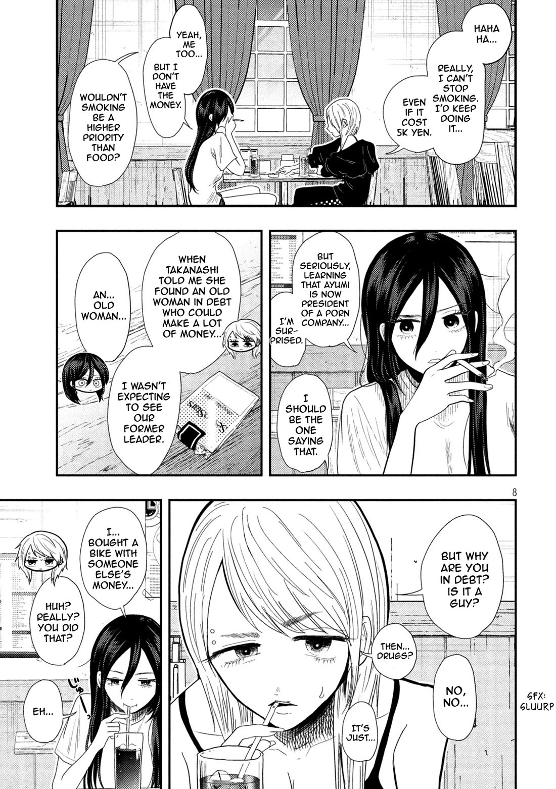 Heisei Remnant Soldier Sumire-chan Chapter 16 page 8 - Chapter 16: The Same Old Woman