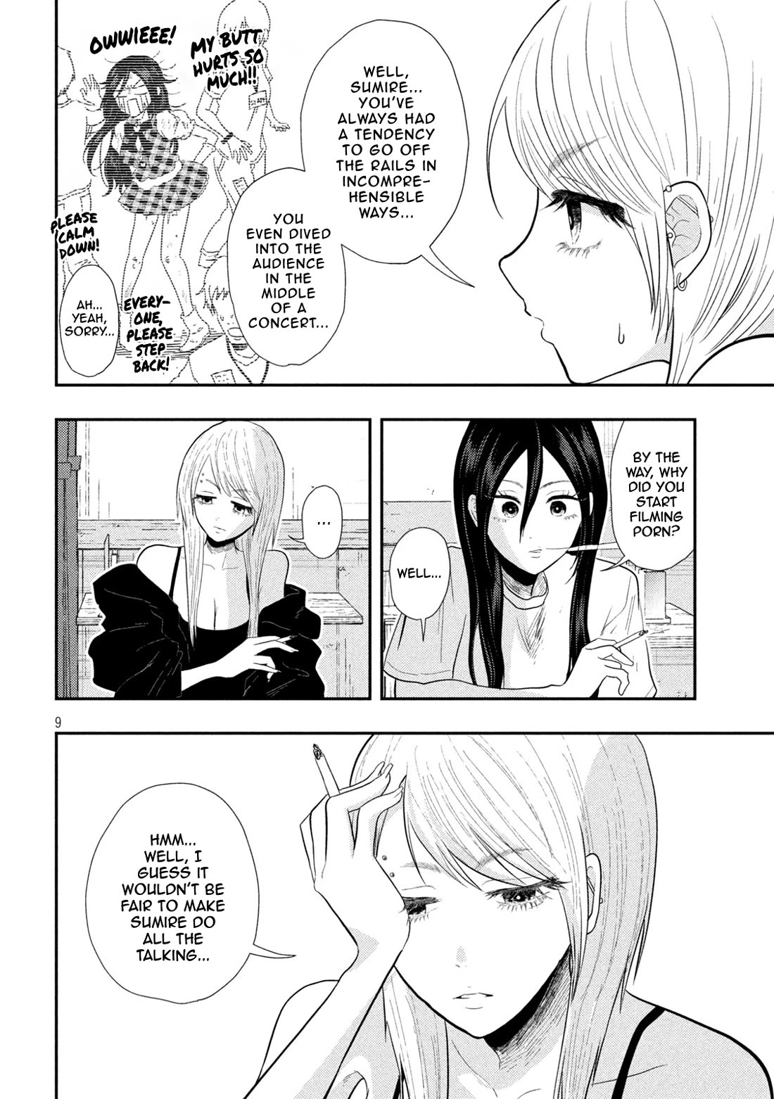 Heisei Remnant Soldier Sumire-chan Chapter 16 page 9 - Chapter 16: The Same Old Woman