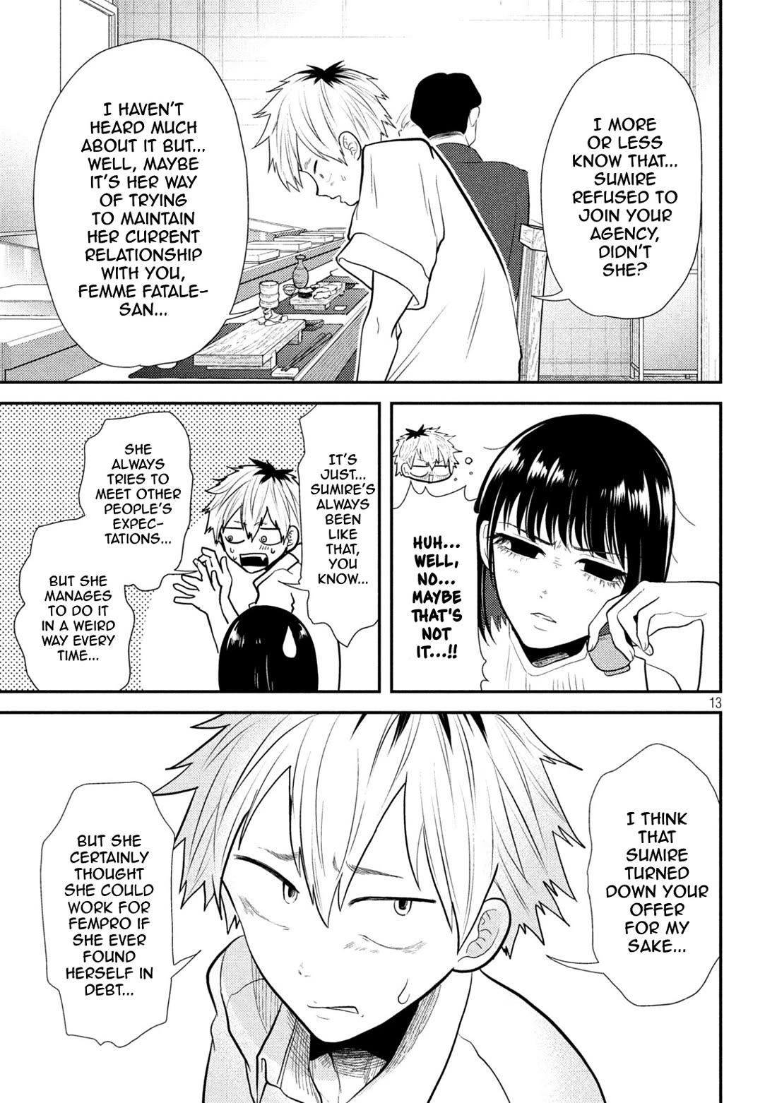 Heisei Remnant Soldier Sumire-chan Chapter 17 page 13 - Chapter 17: The Scouting Woman