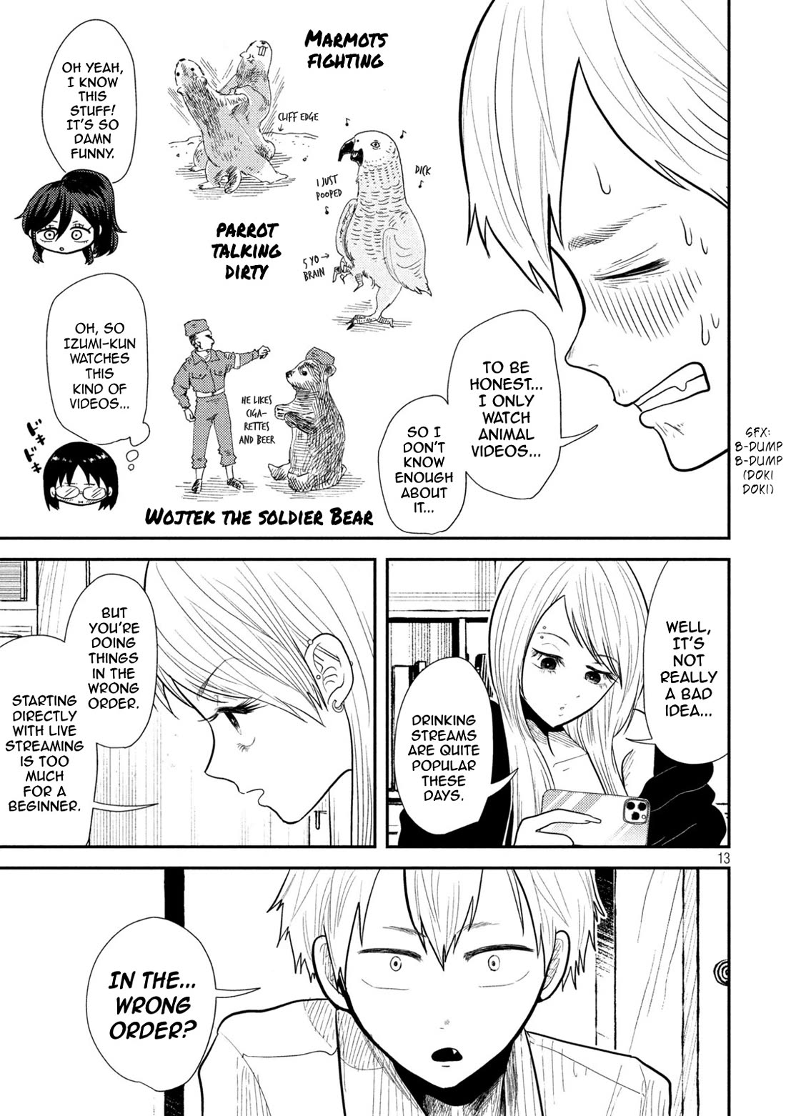 Heisei Remnant Soldier Sumire-chan Chapter 18 page 13 - Chapter 18: Three Different Women