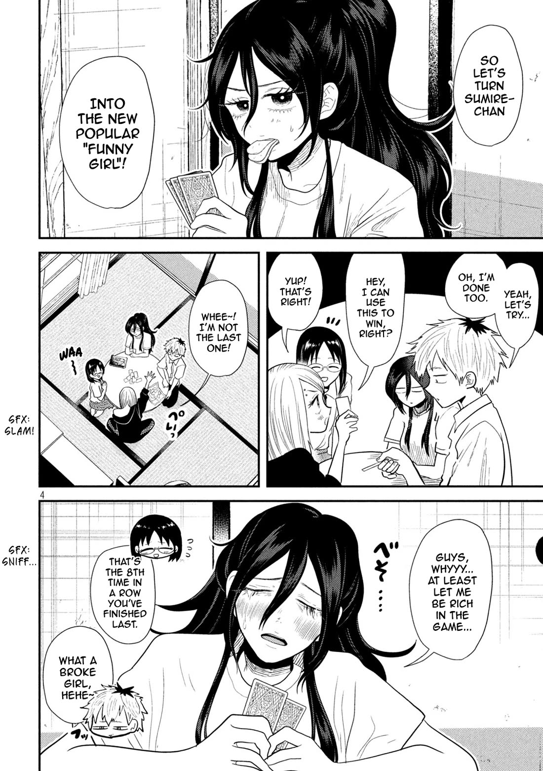 Heisei Remnant Soldier Sumire-chan Chapter 19 page 4 - Chapter 19: The Woman Who Skips Baths
