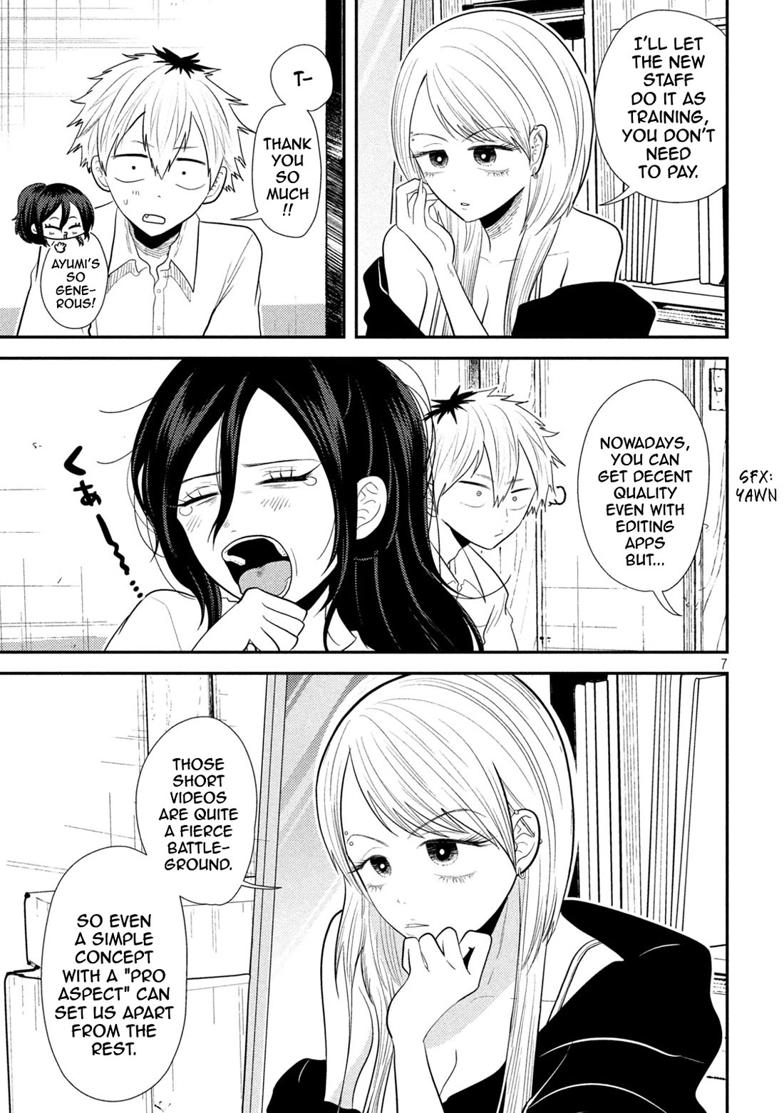 Heisei Remnant Soldier Sumire-chan Chapter 19 page 7 - Chapter 19: The Woman Who Skips Baths