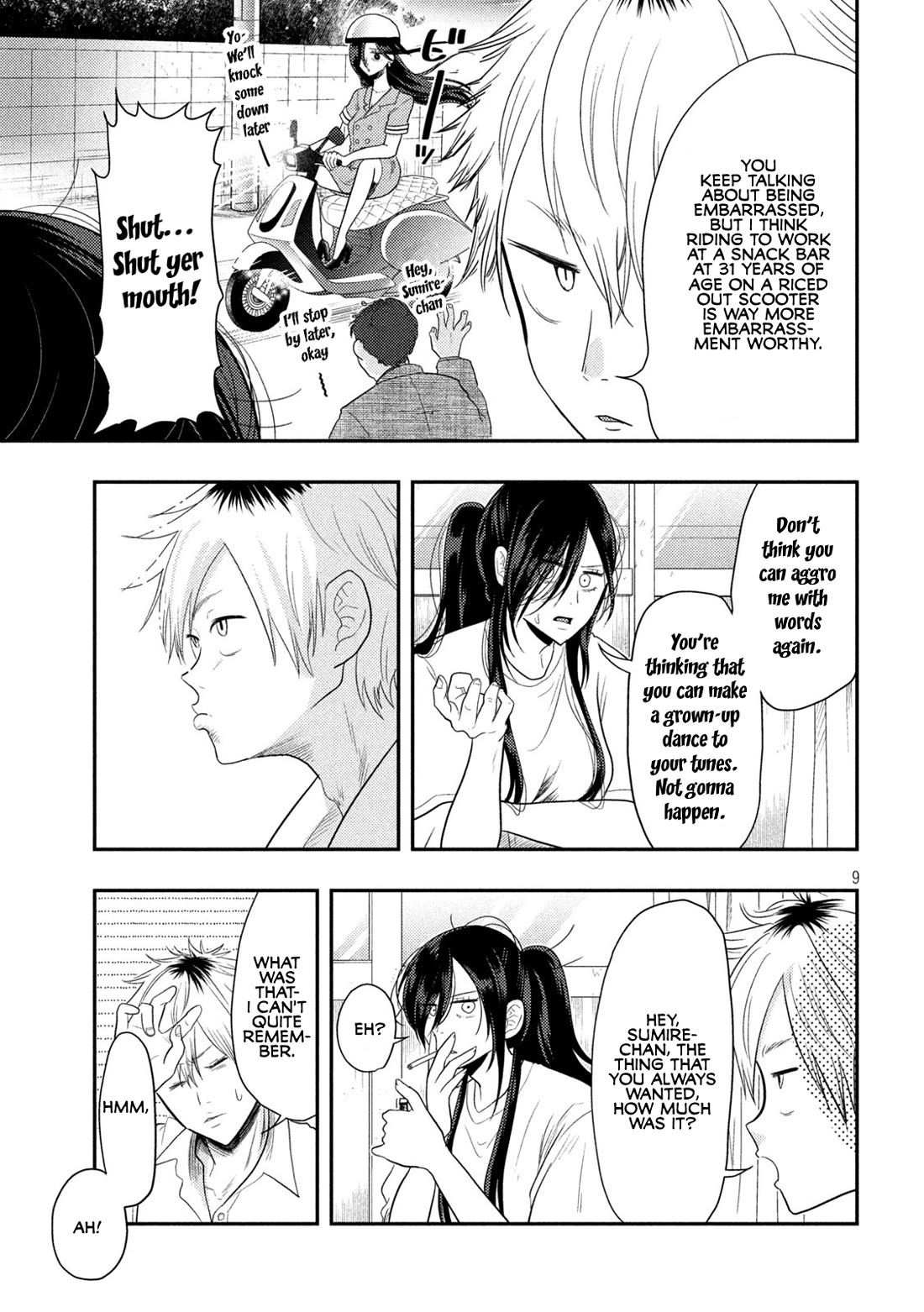 Heisei Remnant Soldier Sumire-chan Chapter 2 page 9 - Chapter 2: A 2870 yen Woman