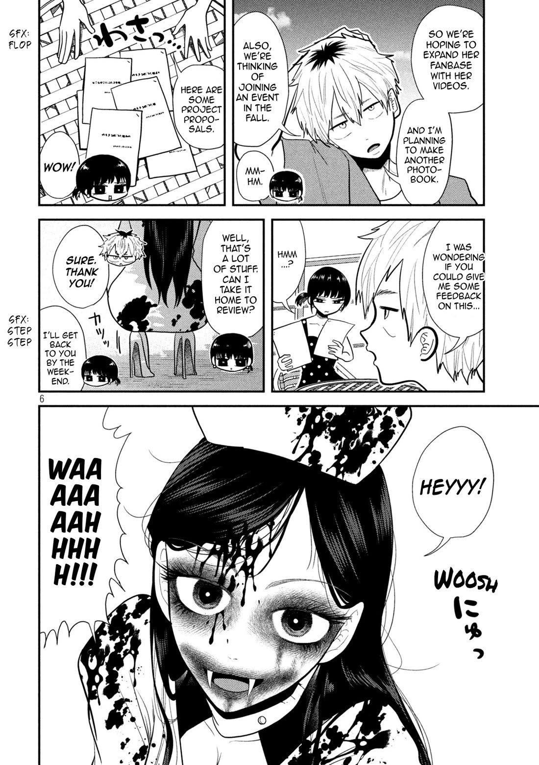 Heisei Remnant Soldier Sumire-chan Chapter 22 page 6 - Chapter 22: A Woman Working Away From Home