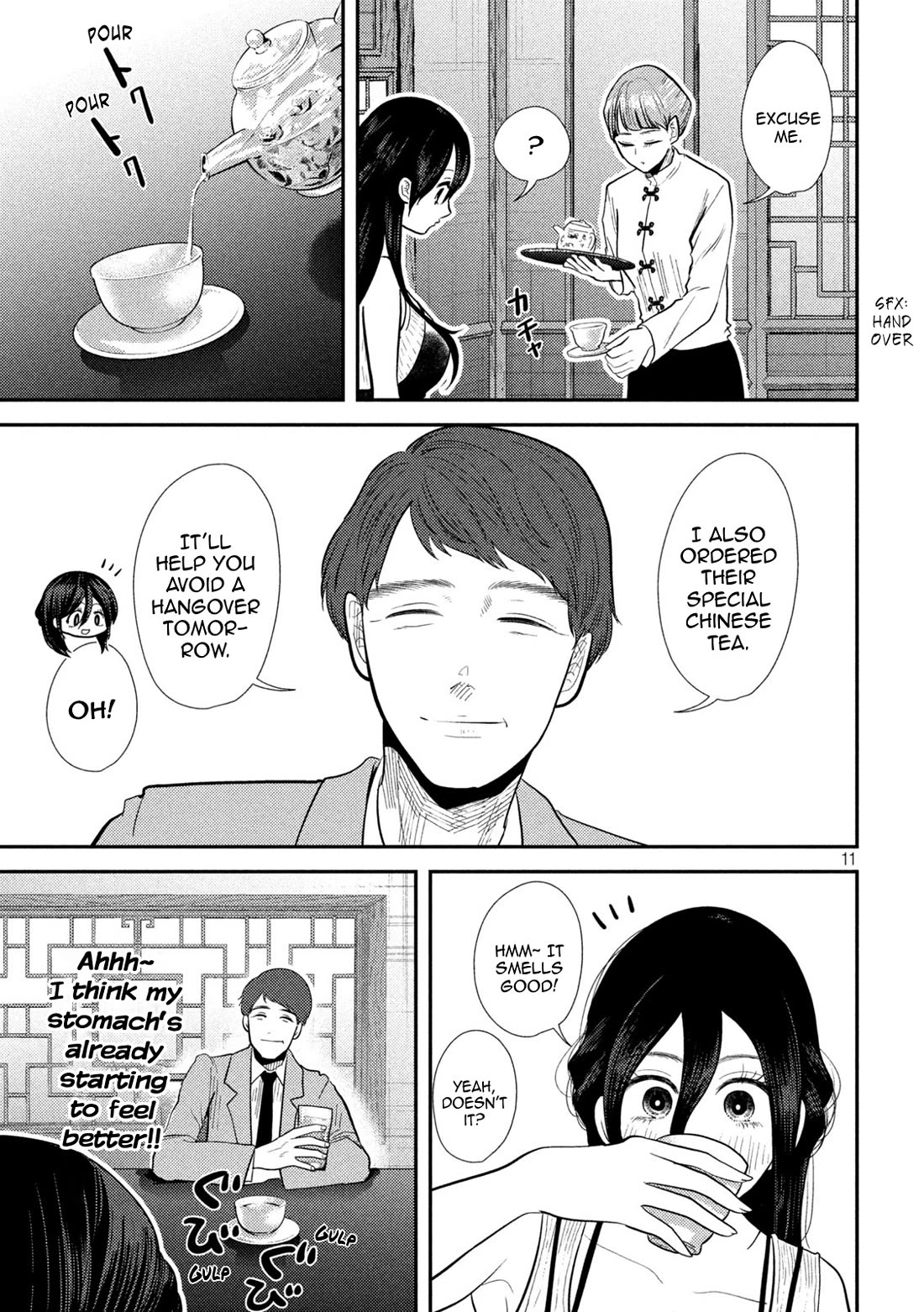 Heisei Remnant Soldier Sumire-chan Chapter 23 page 11 - Chapter 23: A Cheap Takeout Woman