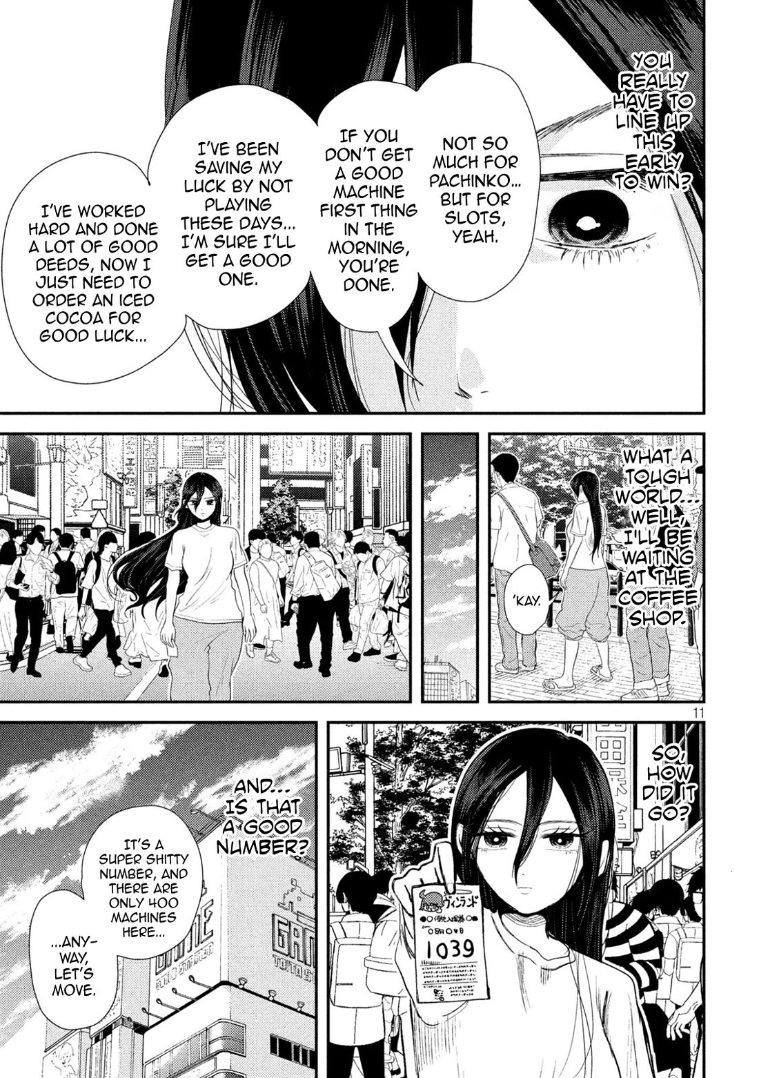 Heisei Remnant Soldier Sumire-chan Chapter 26 page 11 - Chapter 26: A Woman Who Gambles as a Hobby