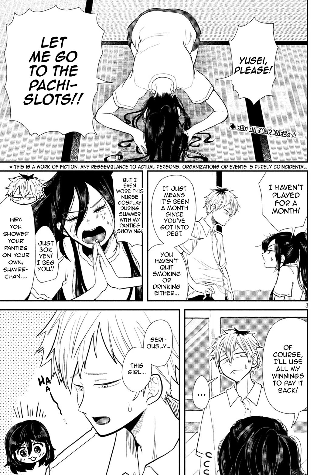 Heisei Remnant Soldier Sumire-chan Chapter 26 page 3 - Chapter 26: A Woman Who Gambles as a Hobby