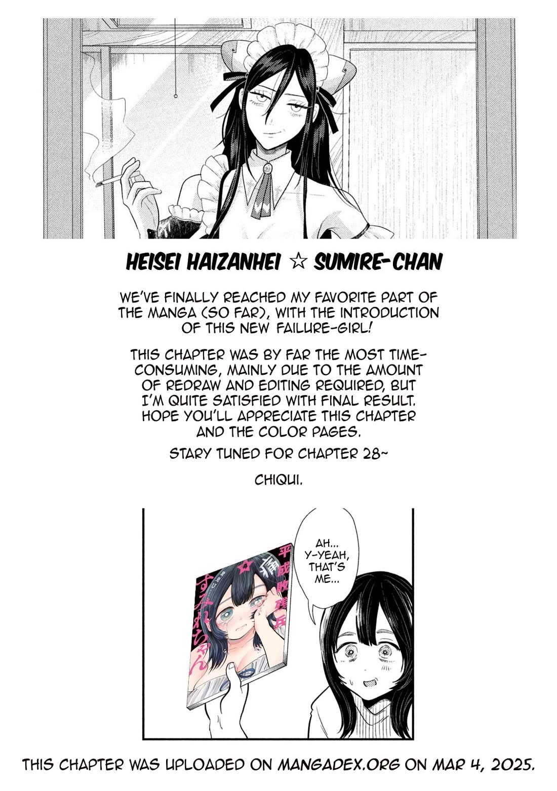 Heisei Remnant Soldier Sumire-chan Chapter 27 page 19 - Chapter 27: The Third Woman