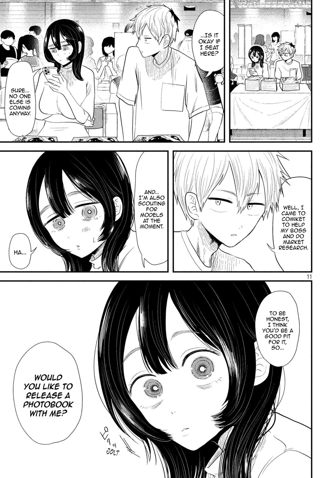 Heisei Remnant Soldier Sumire-chan Chapter 28 page 11 - Chapter 28: An Overexcited Woman