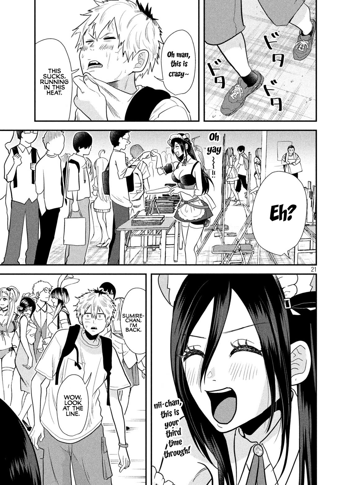 Heisei Remnant Soldier Sumire-chan Chapter 3 page 21 - Chapter 3: A Privileged Woman