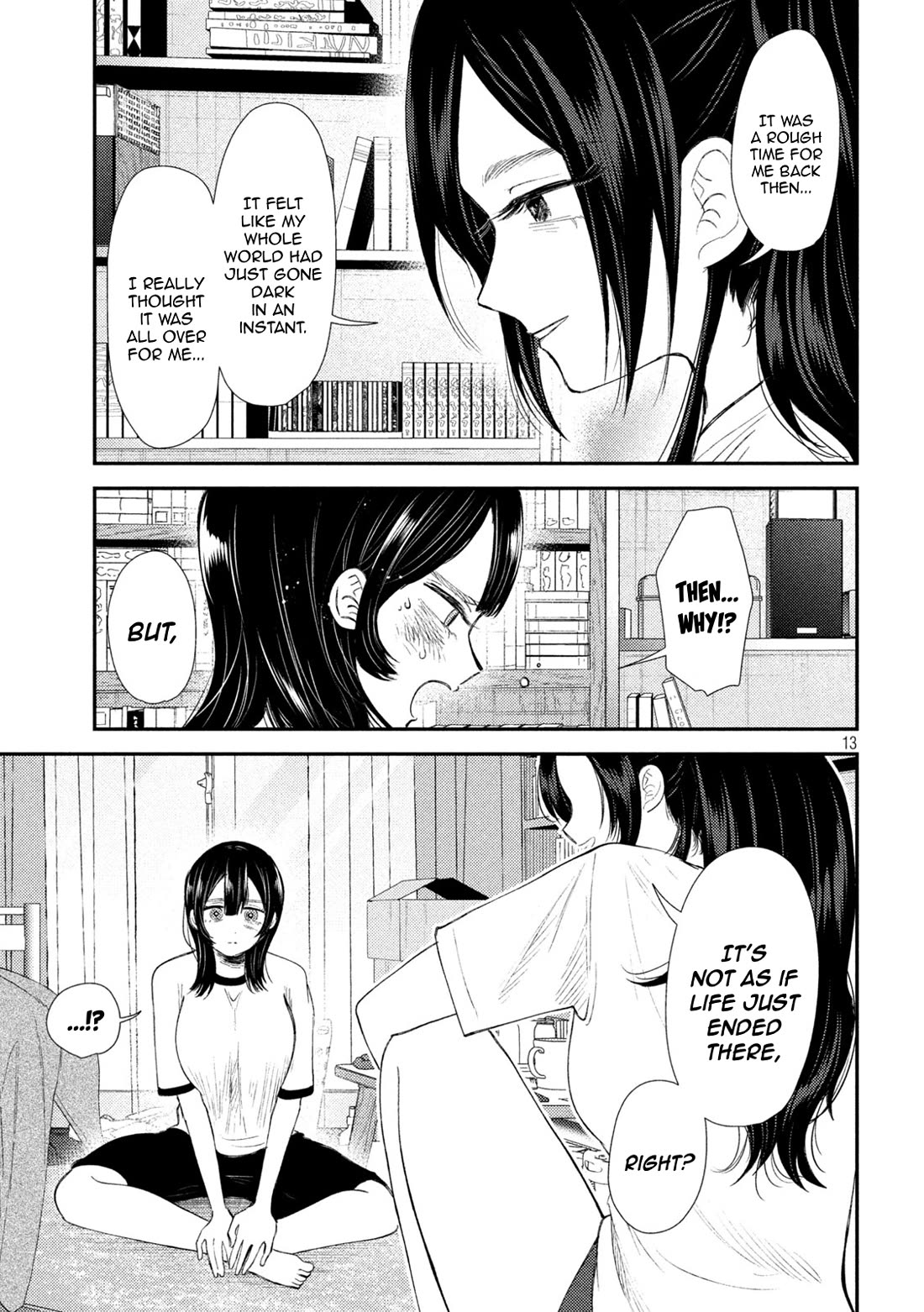 Heisei Remnant Soldier Sumire-chan Chapter 32 page 13 - Chapter 32: A Woman Who Says Ordinary Things