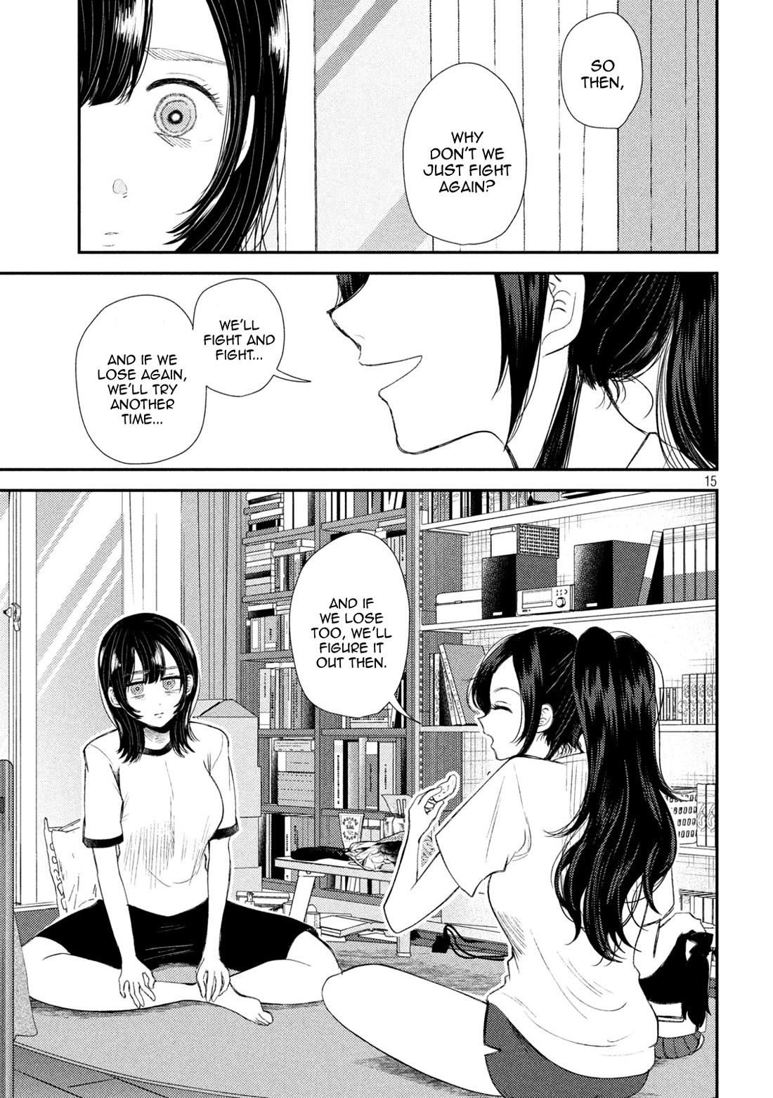 Heisei Remnant Soldier Sumire-chan Chapter 32 page 15 - Chapter 32: A Woman Who Says Ordinary Things