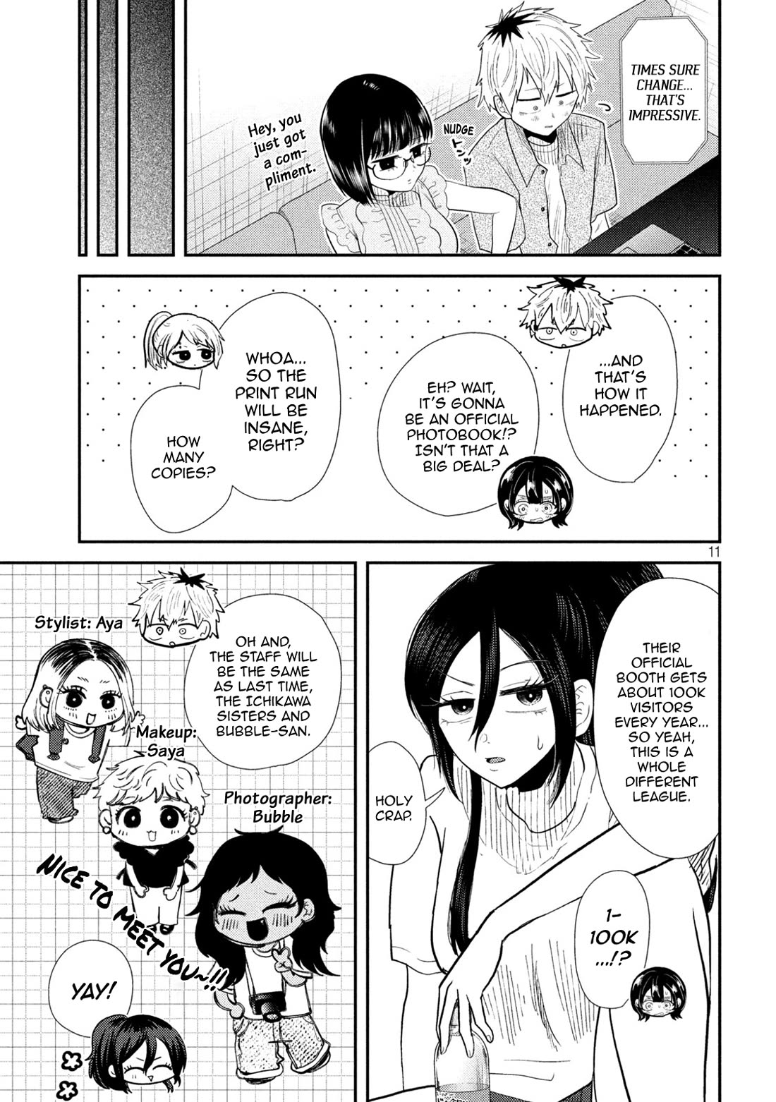 Heisei Remnant Soldier Sumire-chan Chapter 33 page 11 - Chapter 33: The Devil's Triangle of Women