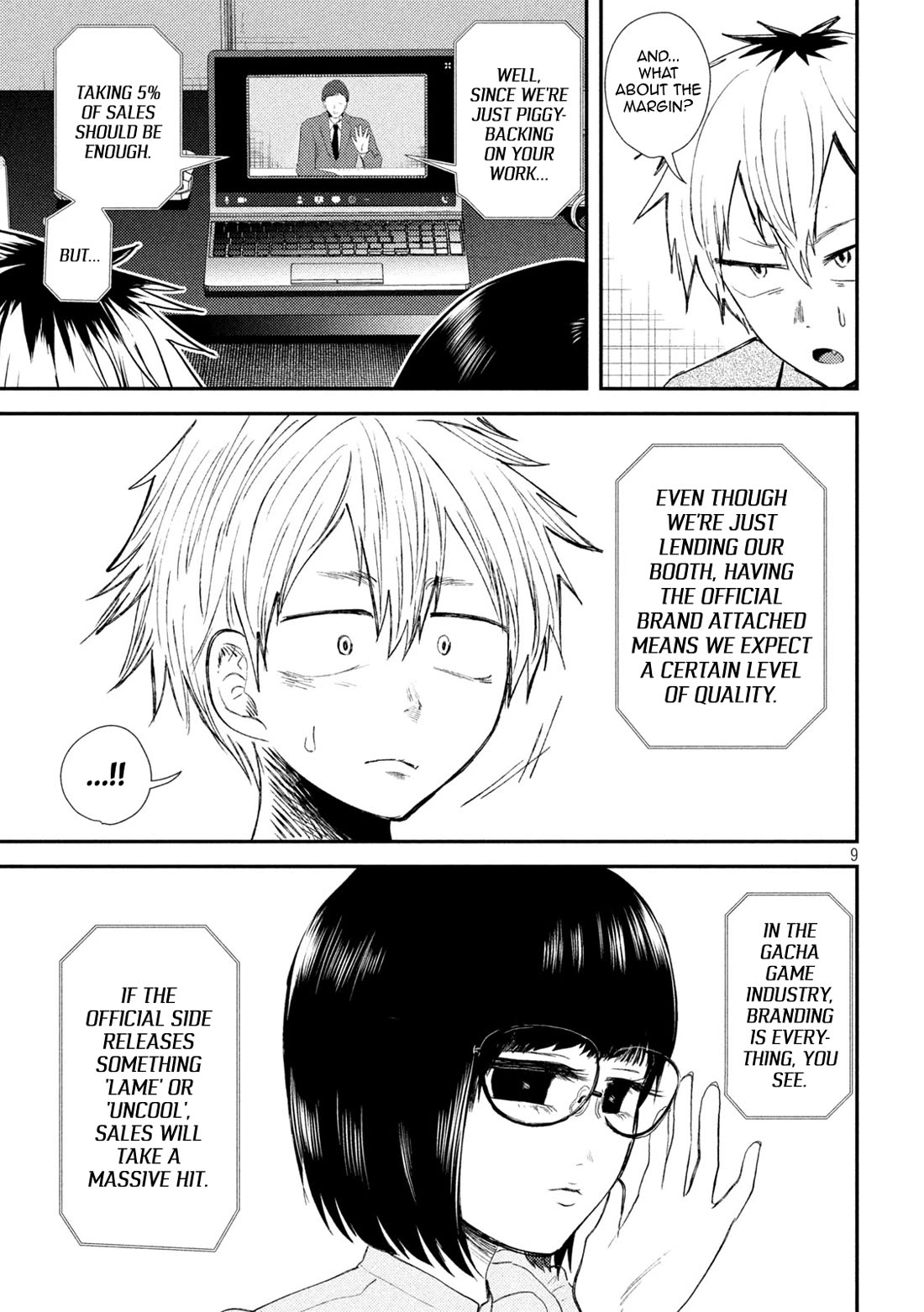 Heisei Remnant Soldier Sumire-chan Chapter 33 page 9 - Chapter 33: The Devil's Triangle of Women