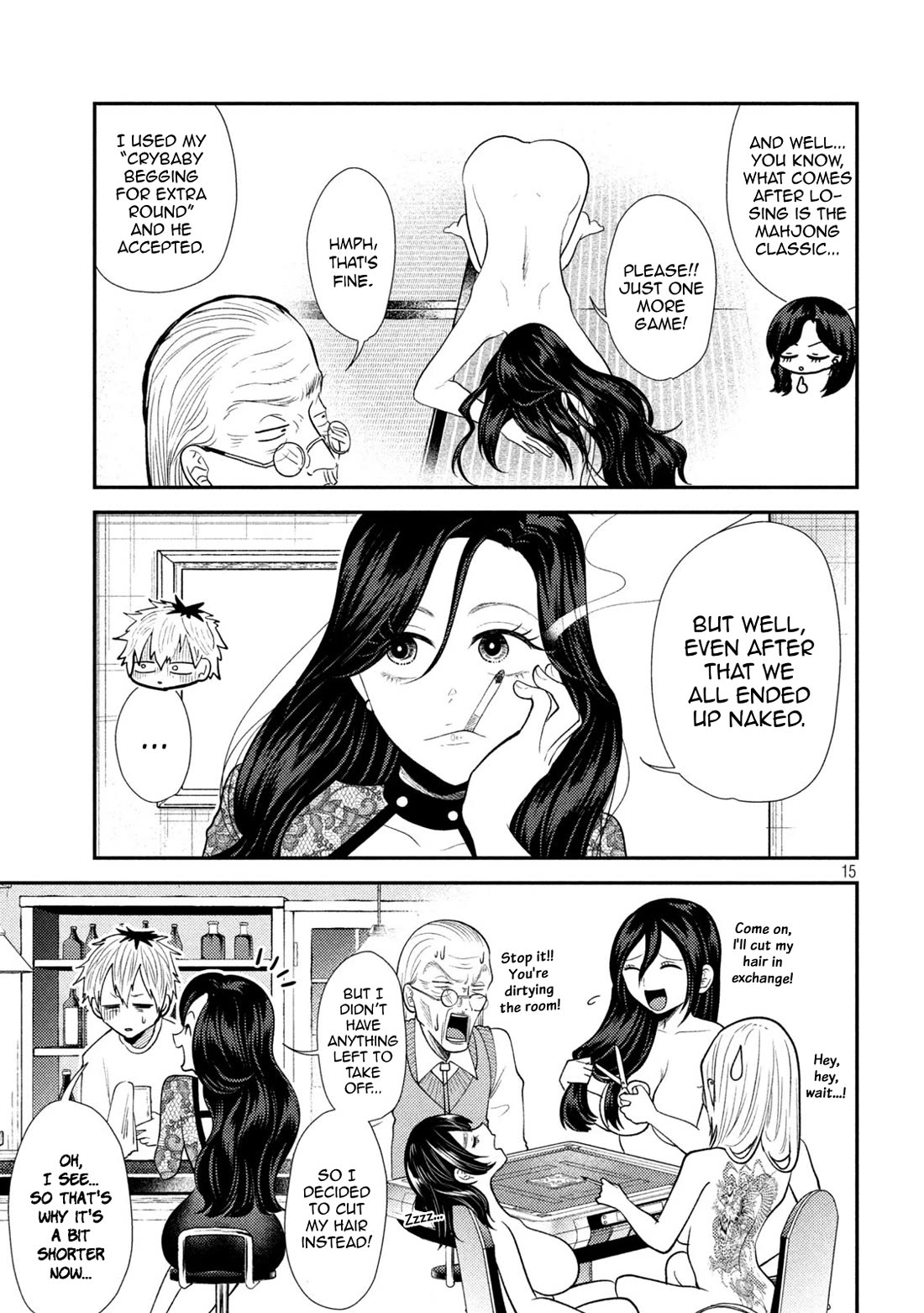 Heisei Remnant Soldier Sumire-chan Chapter 37 page 15 - Chapter 37: The Woman Who Draws from the Heart