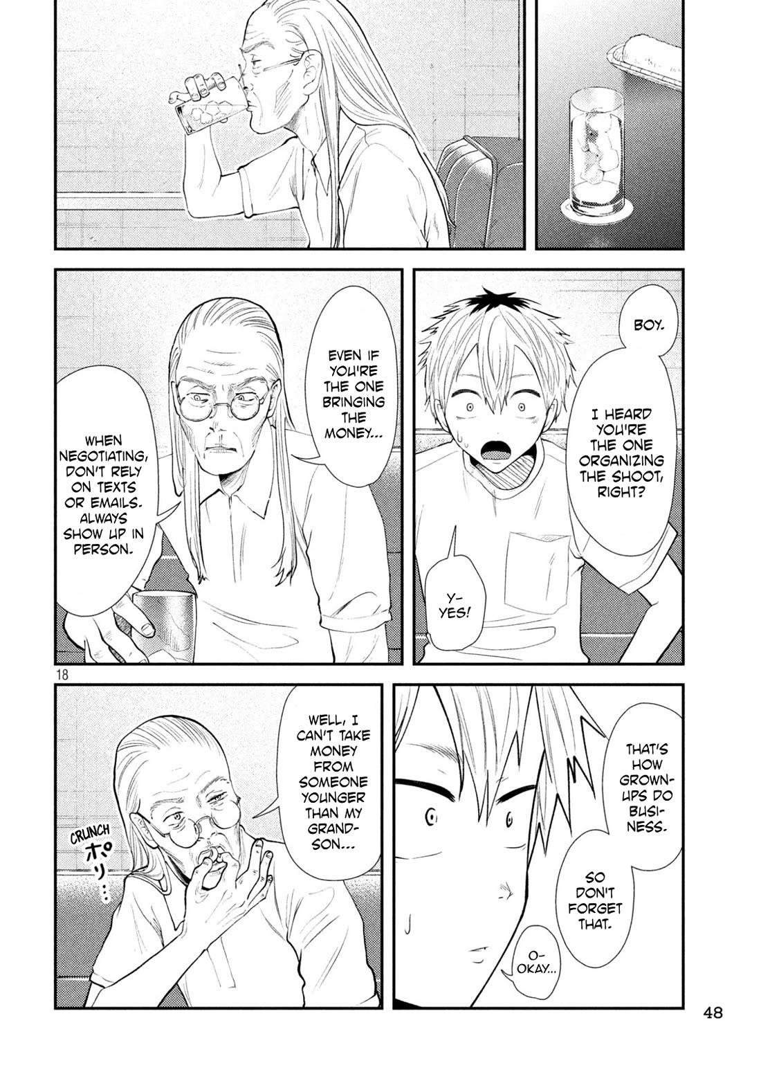 Heisei Remnant Soldier Sumire-chan Chapter 37 page 18 - Chapter 37: The Woman Who Draws from the Heart