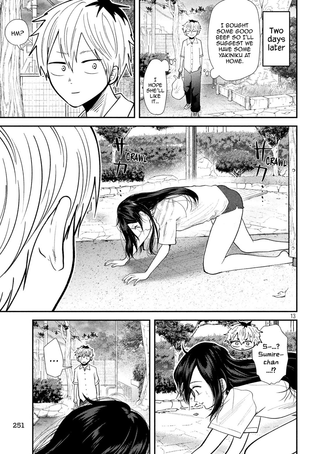 Heisei Remnant Soldier Sumire-chan Chapter 40 page 13 - Chapter 40: The Forbidden Woman