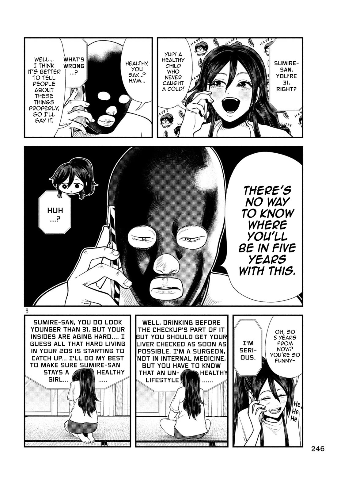 Heisei Remnant Soldier Sumire-chan Chapter 40 page 8 - Chapter 40: The Forbidden Woman
