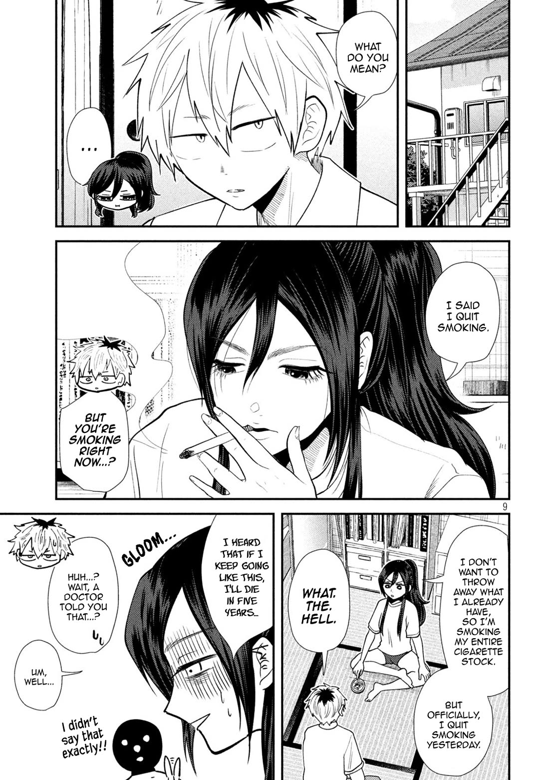 Heisei Remnant Soldier Sumire-chan Chapter 40 page 9 - Chapter 40: The Forbidden Woman