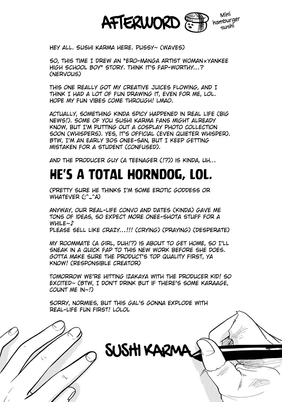Heisei Remnant Soldier Sumire-chan Chapter 41.5 page 3 - Chapter 41.5: Omake