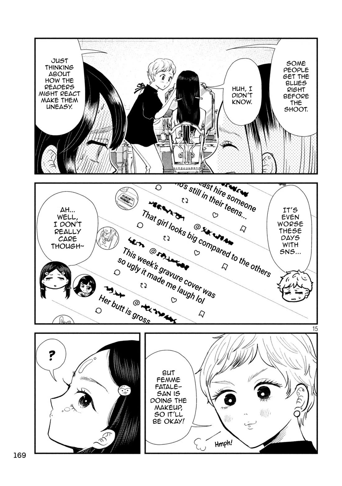 Heisei Remnant Soldier Sumire-chan Chapter 42 page 13 - Chapter 42: A Woman Who Gets Swayed