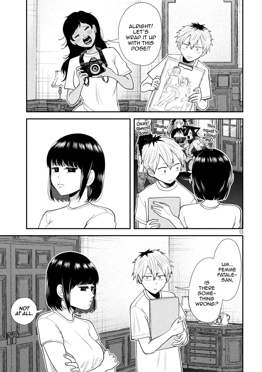 Heisei Remnant Soldier Sumire-chan Chapter 43 page 13 - Chapter 43: A Captivating Woman
