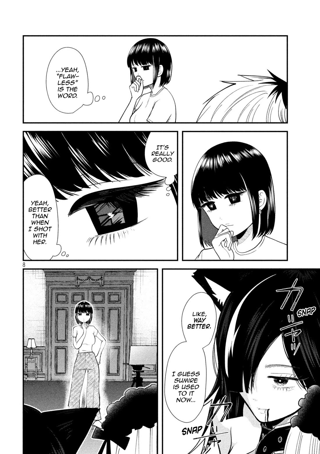 Heisei Remnant Soldier Sumire-chan Chapter 43 page 8 - Chapter 43: A Captivating Woman