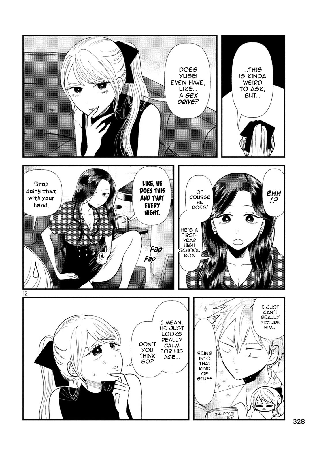 Heisei Remnant Soldier Sumire-chan Chapter 44 page 12 - Chapter 44: A Woman Who Talks About Sex