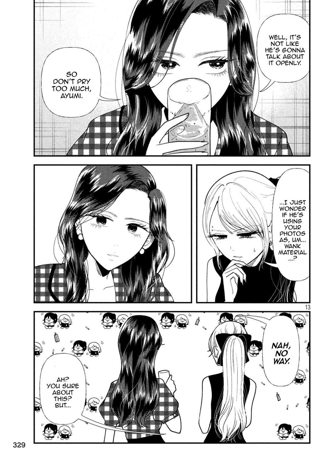 Heisei Remnant Soldier Sumire-chan Chapter 44 page 13 - Chapter 44: A Woman Who Talks About Sex