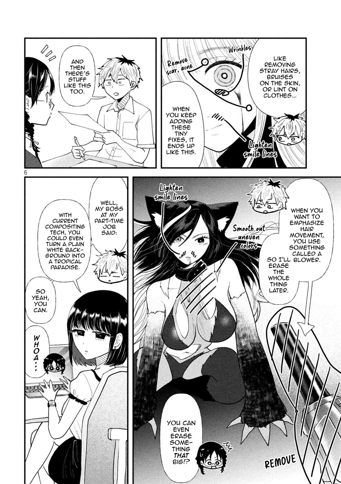 Heisei Remnant Soldier Sumire-chan Chapter 44 page 6 - Chapter 44: A Woman Who Talks About Sex