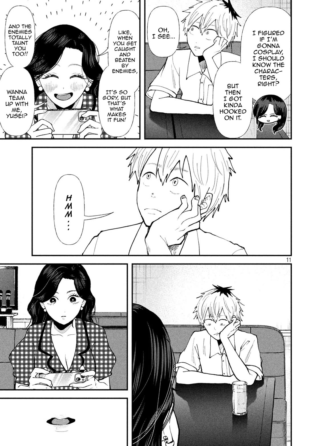 Heisei Remnant Soldier Sumire-chan Chapter 45 page 11 - Chapter 45: A Worried Woman