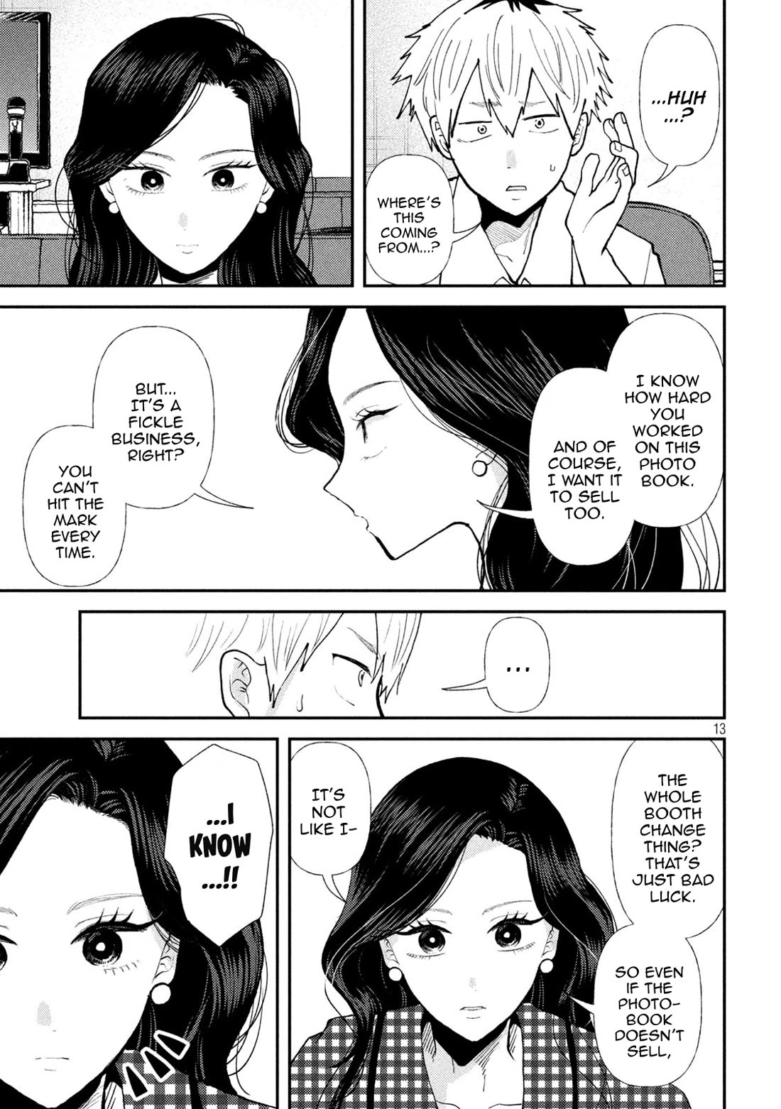 Heisei Remnant Soldier Sumire-chan Chapter 45 page 13 - Chapter 45: A Worried Woman