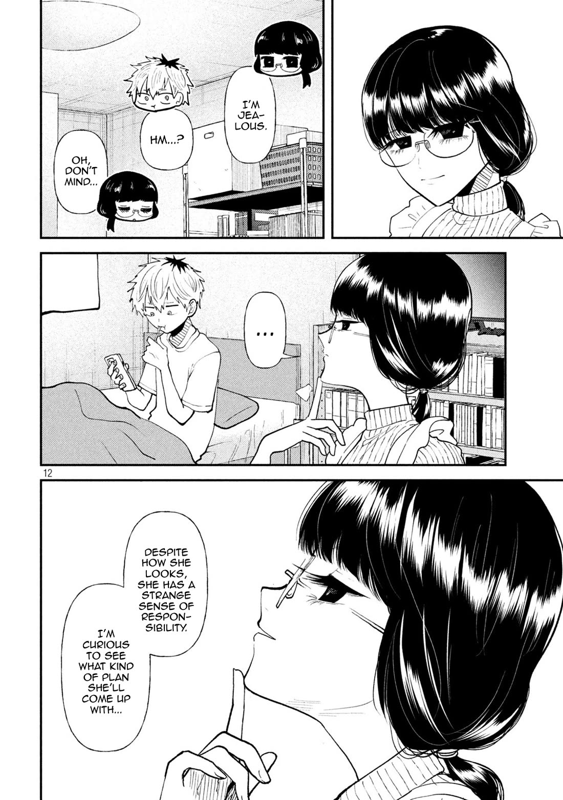 Heisei Remnant Soldier Sumire-chan Chapter 46 page 12 - Chapter 46: A Worried Woman