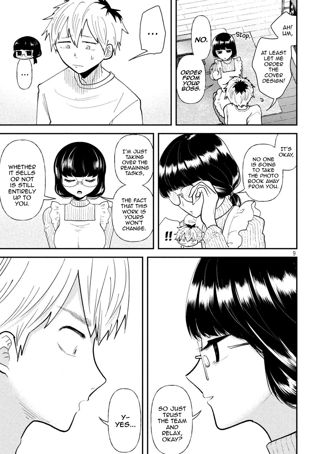 Heisei Remnant Soldier Sumire-chan Chapter 46 page 9 - Chapter 46: A Worried Woman