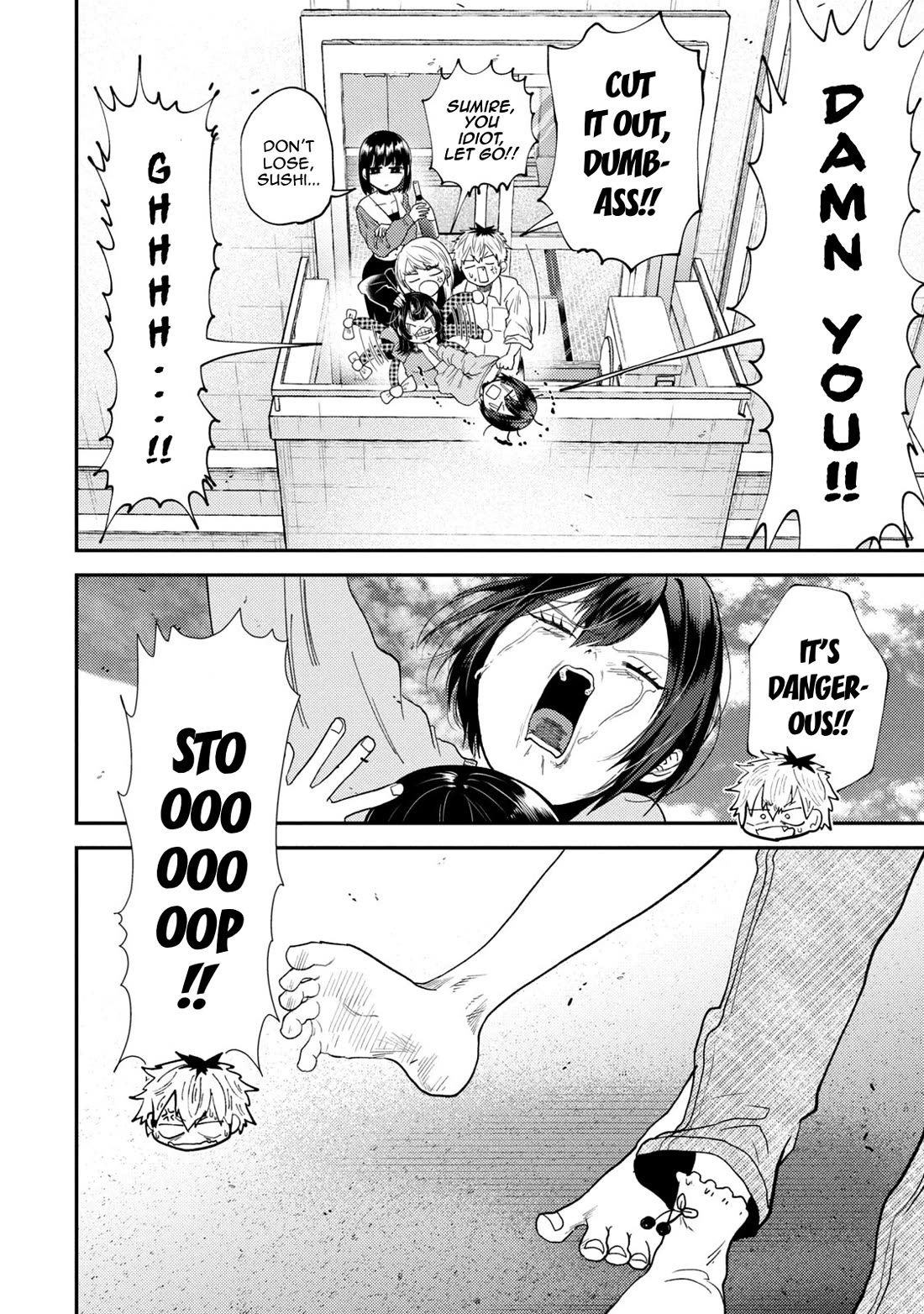 Heisei Remnant Soldier Sumire-chan Chapter 49 page 14 - Chapter 49: The Falling Woman