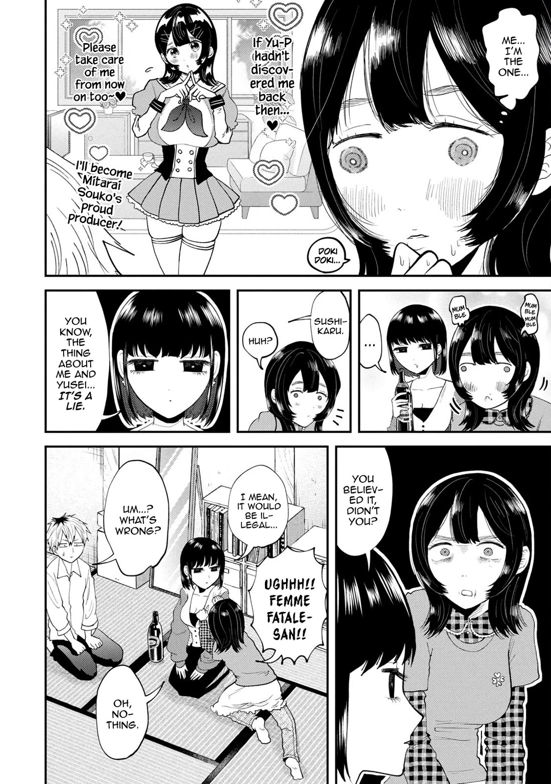 Heisei Remnant Soldier Sumire-chan Chapter 49 page 4 - Chapter 49: The Falling Woman