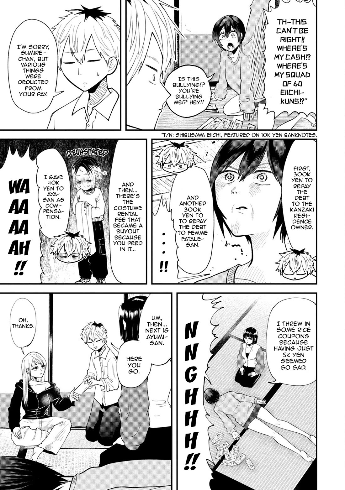 Heisei Remnant Soldier Sumire-chan Chapter 49 page 9 - Chapter 49: The Falling Woman