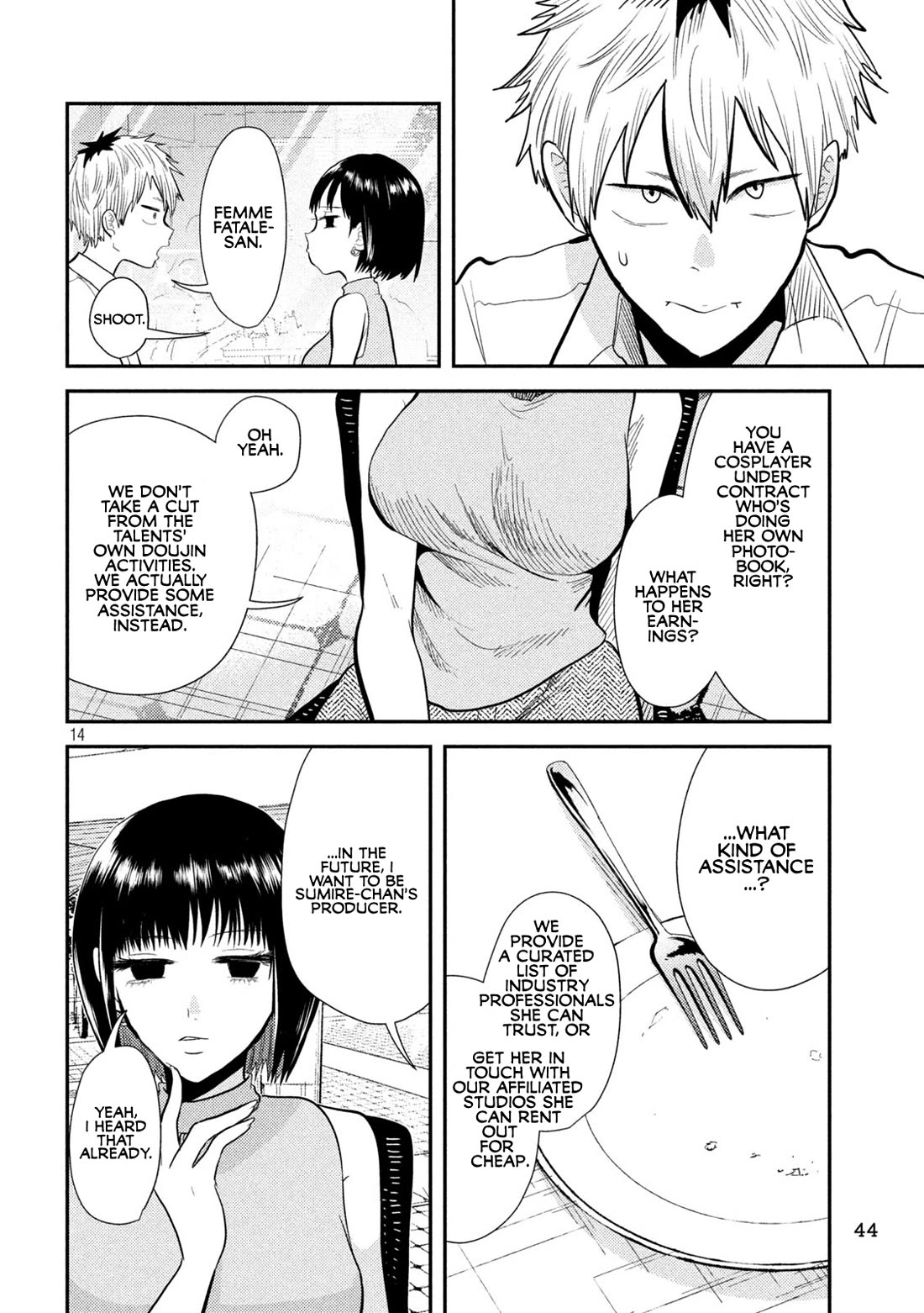 Heisei Remnant Soldier Sumire-chan Chapter 5 page 14 - Chapter 5: A Woman Who Waits, and A Woman Who Comes