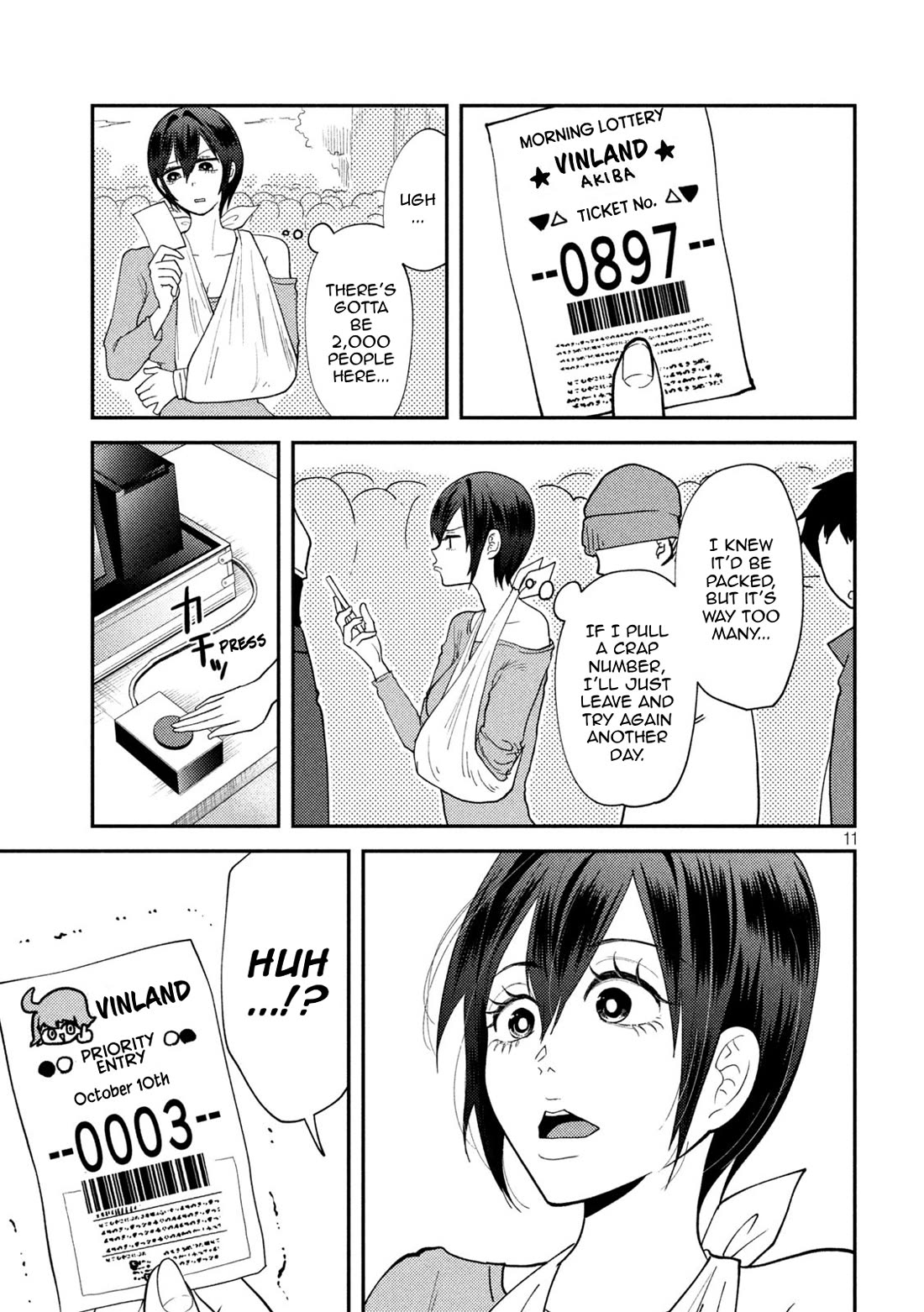 Heisei Remnant Soldier Sumire-chan Chapter 50 page 7 - Chapter 50: A Woman Hitting Setting 6